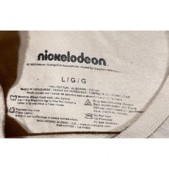 Nickelodeon Large Tan Squidward Bold and Brash Meme Tshirt - Picture 2 of 5